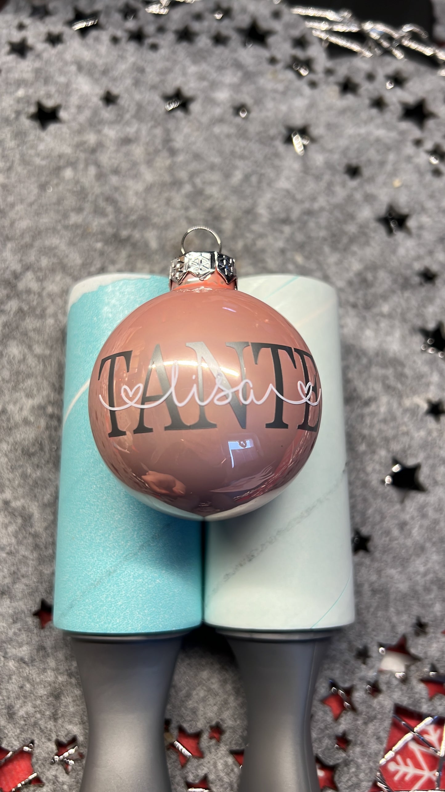 Weihnachtskugel Familie