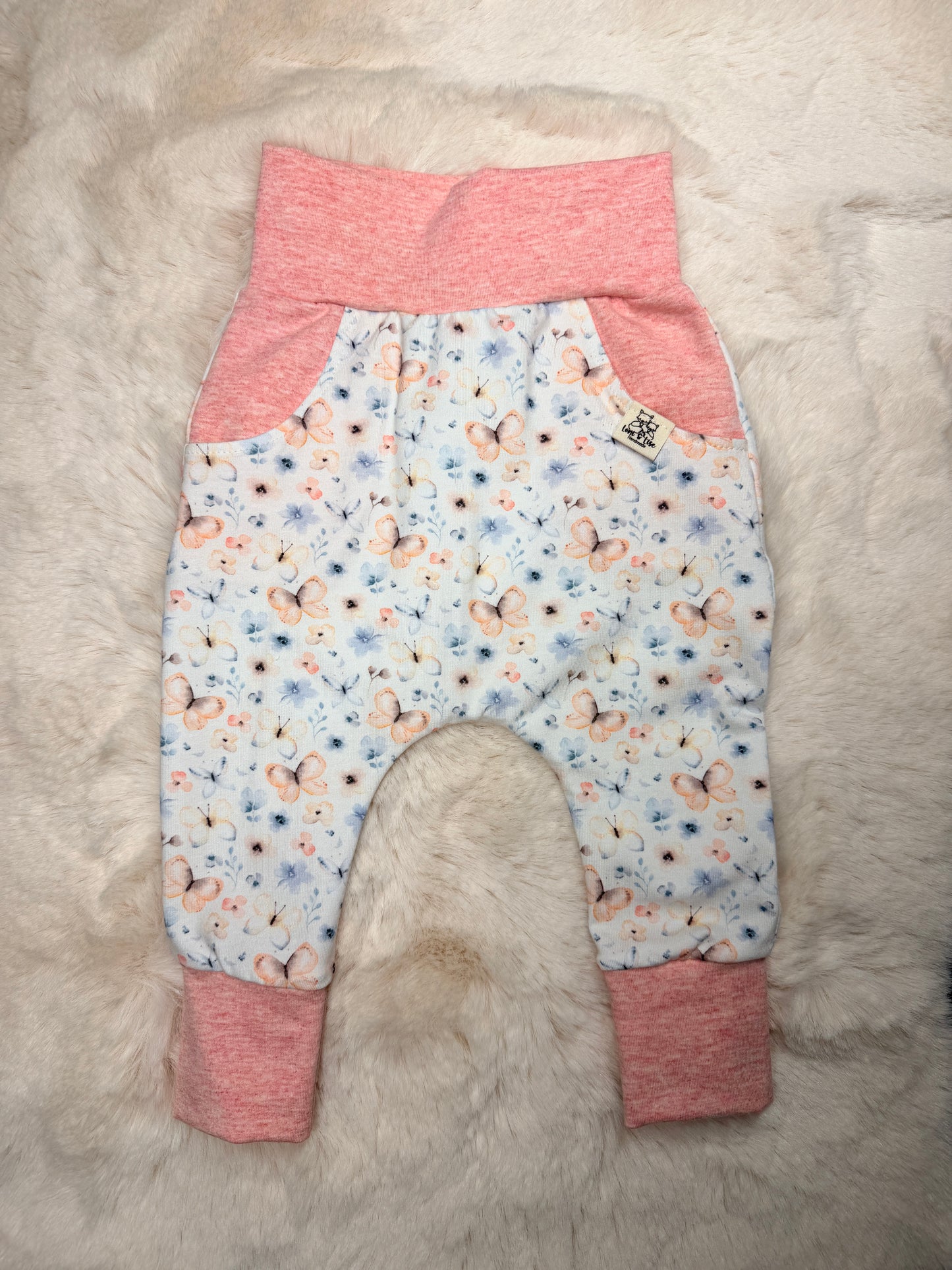 Pastell Butterfly Pumphose Gr.74