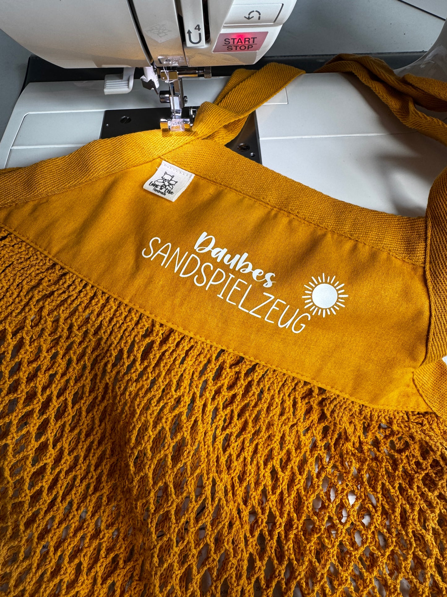 personalisierte Sandspielzeug Tasche