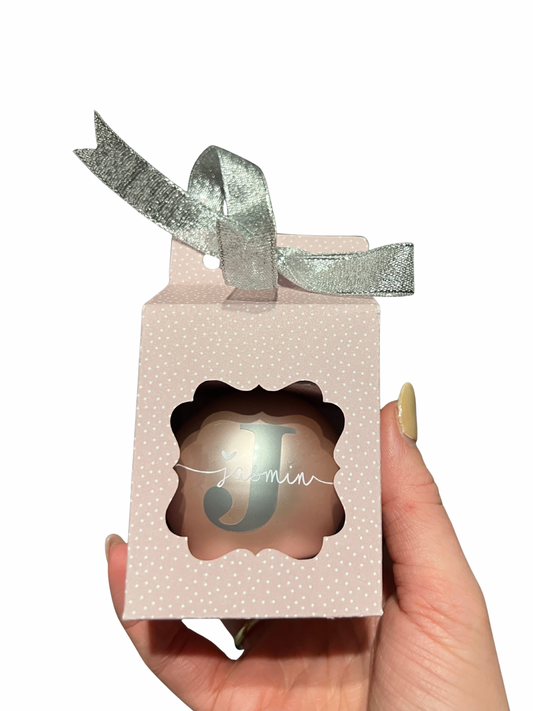 Weihnachtskugel Name