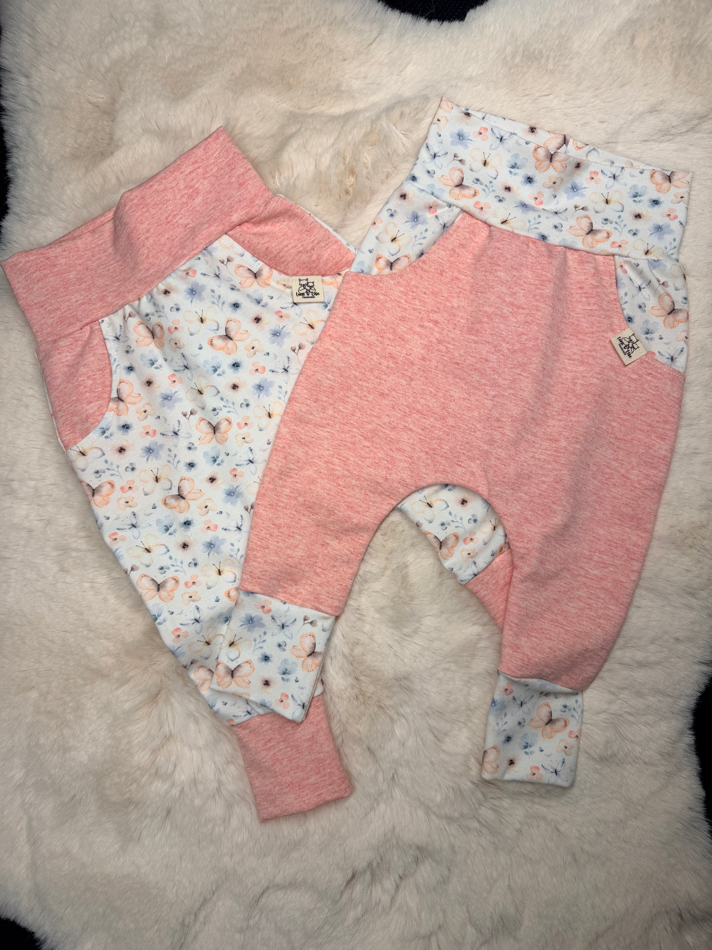 Pastell Butterfly Pumphose Gr.74